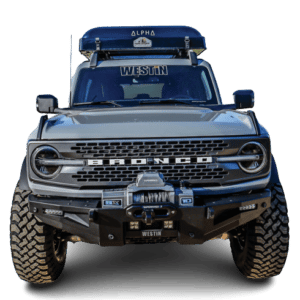 Westin black XTS front bumper for Ford Bronco